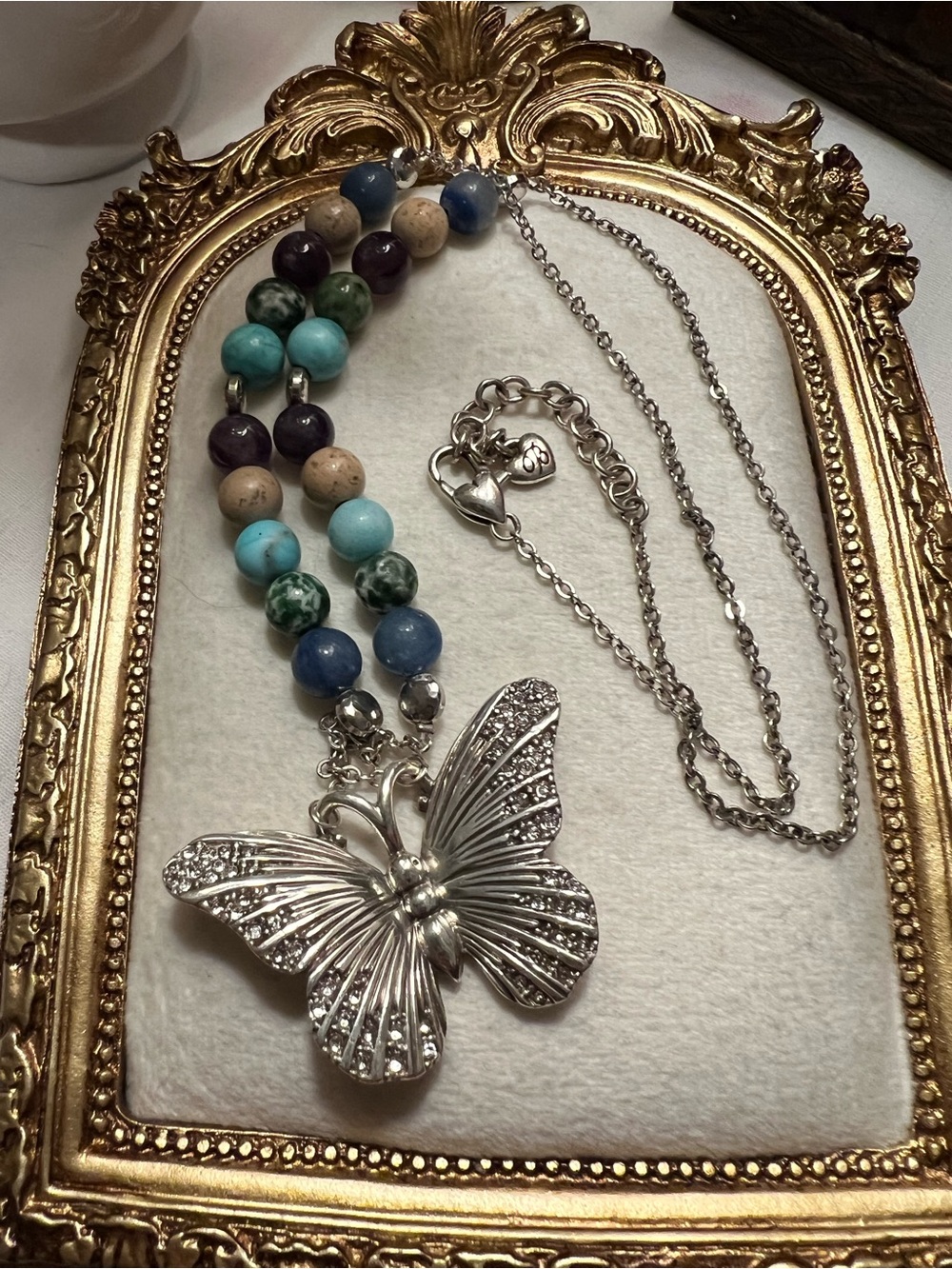 Brighton Solstice Hues Butterfly Necklace